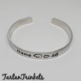 Custom Stamped Bangle